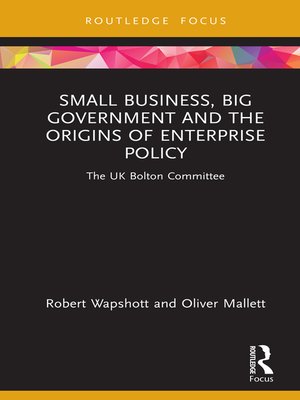 cover image of Small Business, Big Government and the Origins of Enterprise Policy